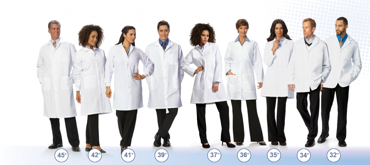 Fashion Seal Healthcare Lab Coat Size Chart